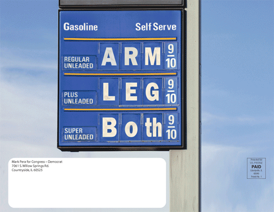 An Arm and a Leg Mail Piece